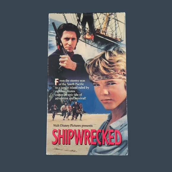 Walt Disney Shipwrecked VHS 1991 Adventure PG & Case - Picture 1 of 4